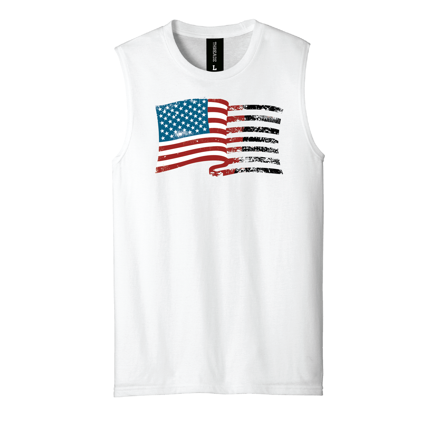 Distressed Flag Tee